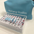 Mahjong Studios – Bamboo Sky American Mahjong Tile Set (166 Tiles): Tiles +Dice +Instructions +Storage Box