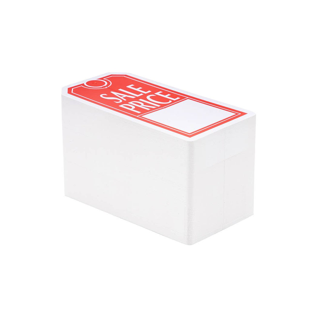 Sales Price Slit Tags - 2 3/8"W x 4 3/4"H - Carton of 1000