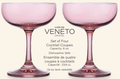 Set of Four Veneto Coupe Glasses: Ballet