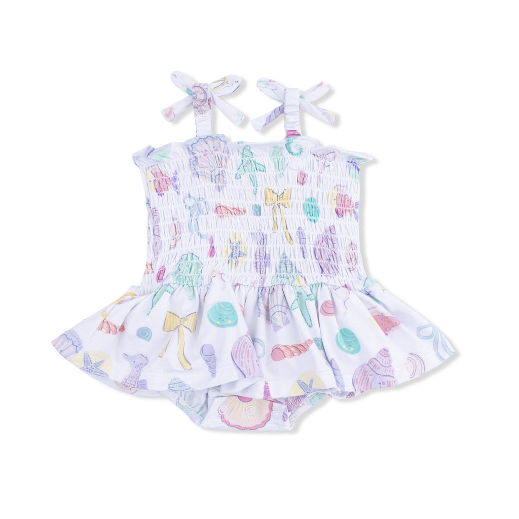 Beach Days - Smocked Bubble with Skirt: 3-6M