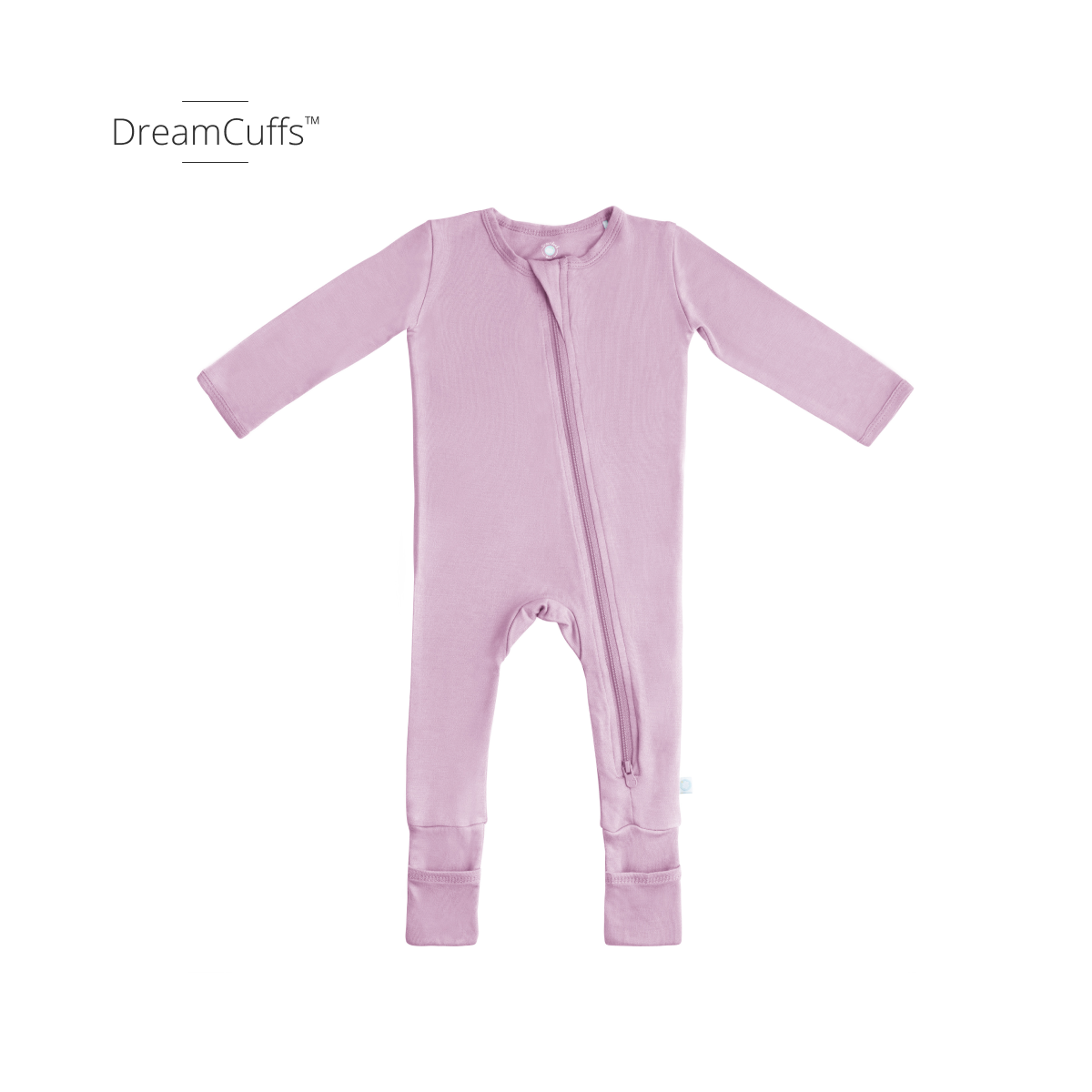 Baby Bamboo Pajamas w/ DreamCuffs™: Dusty Rose / 6 - 9 Months