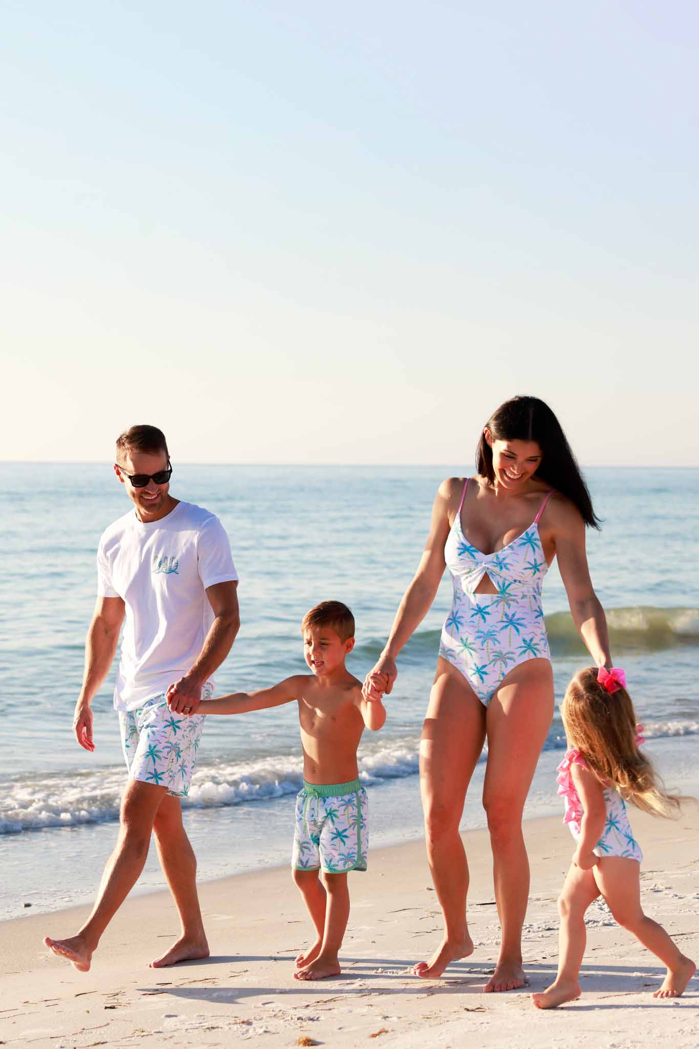 Boy's Swim Trunks | Blue Lagoon: 0-3 months