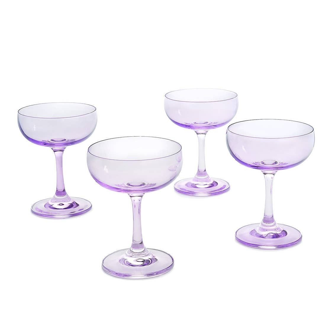 Set of Four Veneto Coupe Glasses: Ballet