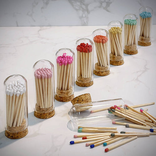 2" Matches + Mini Cloche - Colors of Your Choice + Strikers: Light Pink