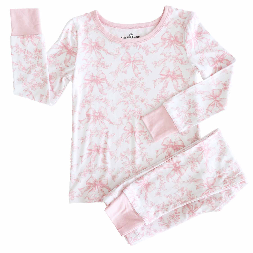 Fancy Frills Two Piece Pajama Set: 12-18 months
