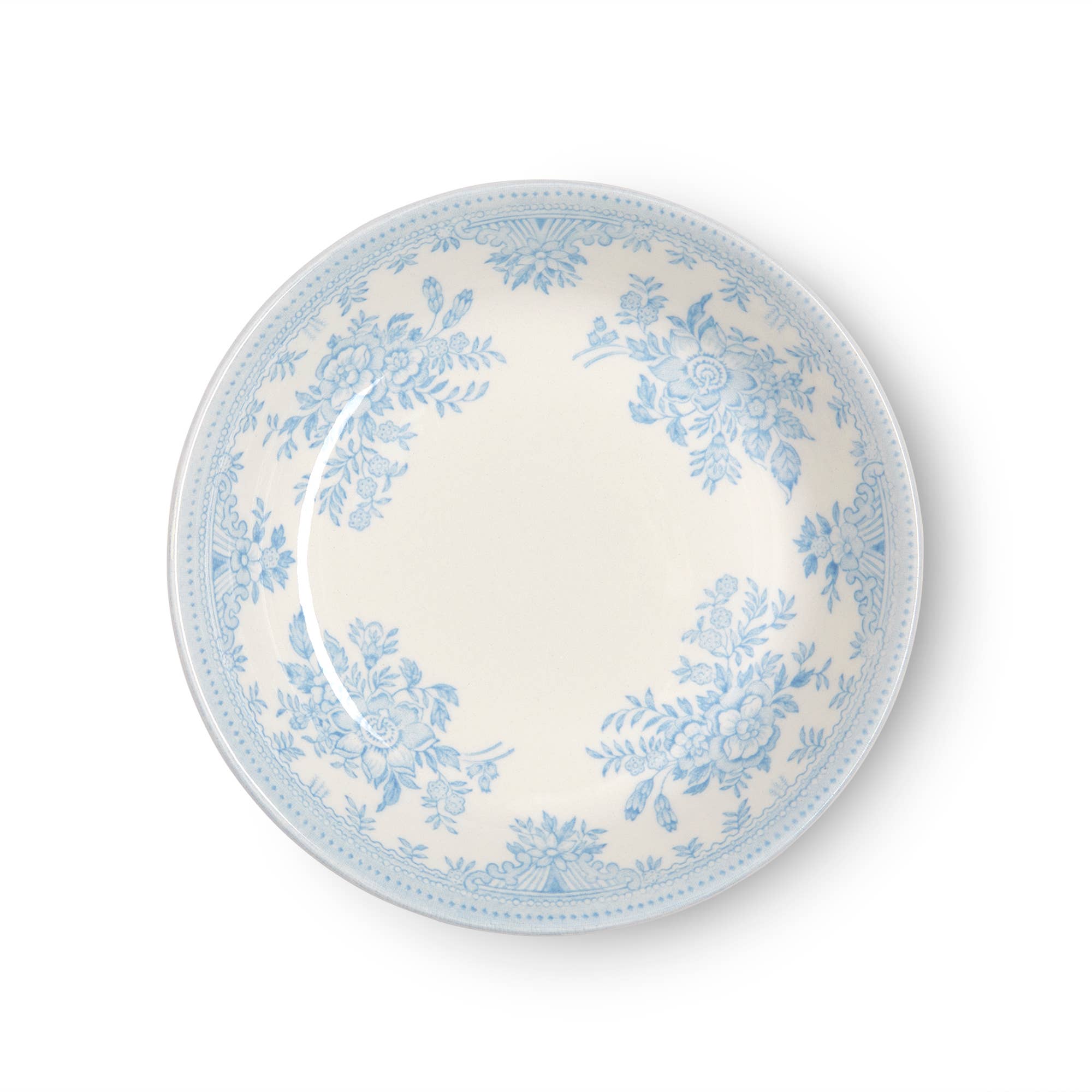 Blue Asiatic Pheasants Butter Pat Dish