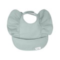 Wing Ruffle Waterproof Bib in Sage