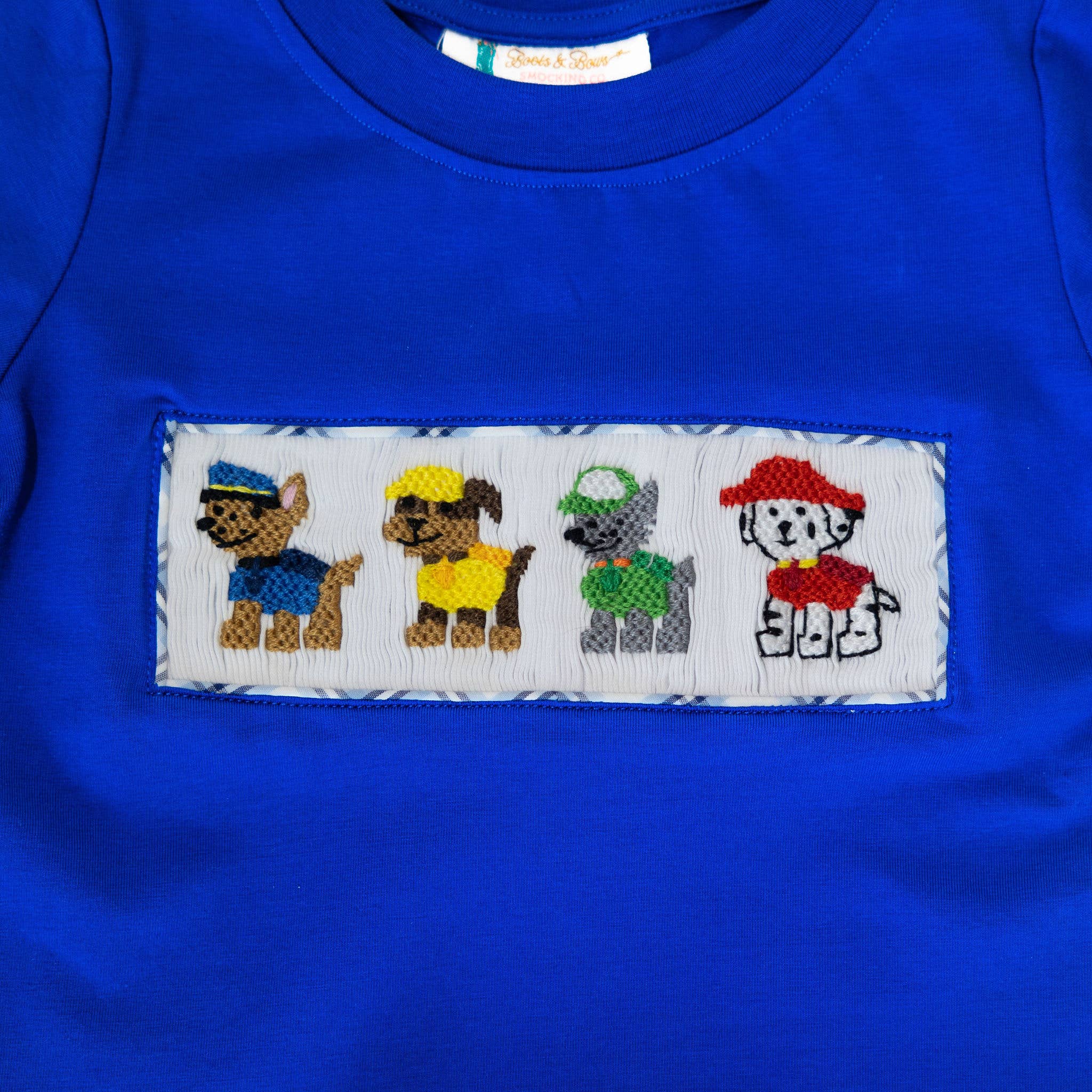 Boys Paw Love Smocked Shorts Set : 18M