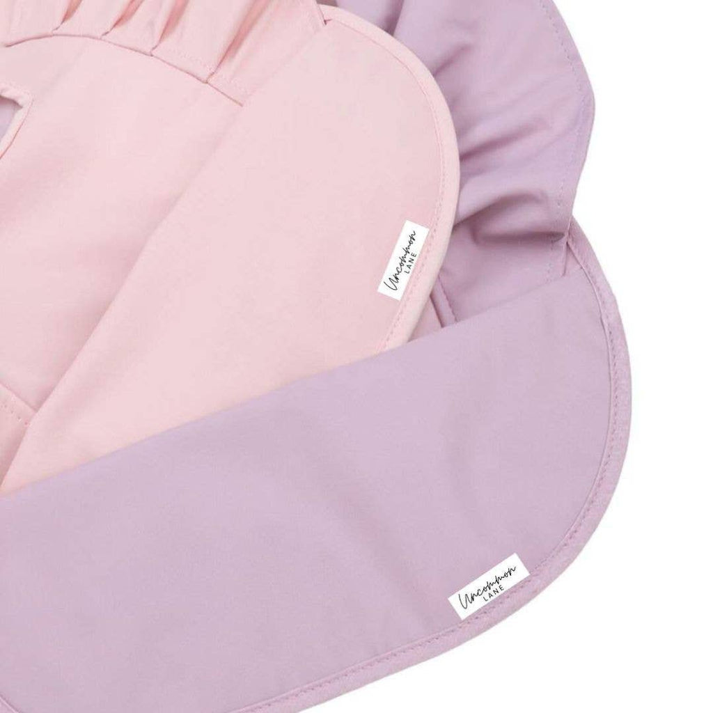 Wing Ruffle Waterproof Bib: Prima-rose Ballerina