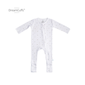 Baby Bamboo Pajamas w/ DreamCuffs™: Grey Star / 6 - 9 Months