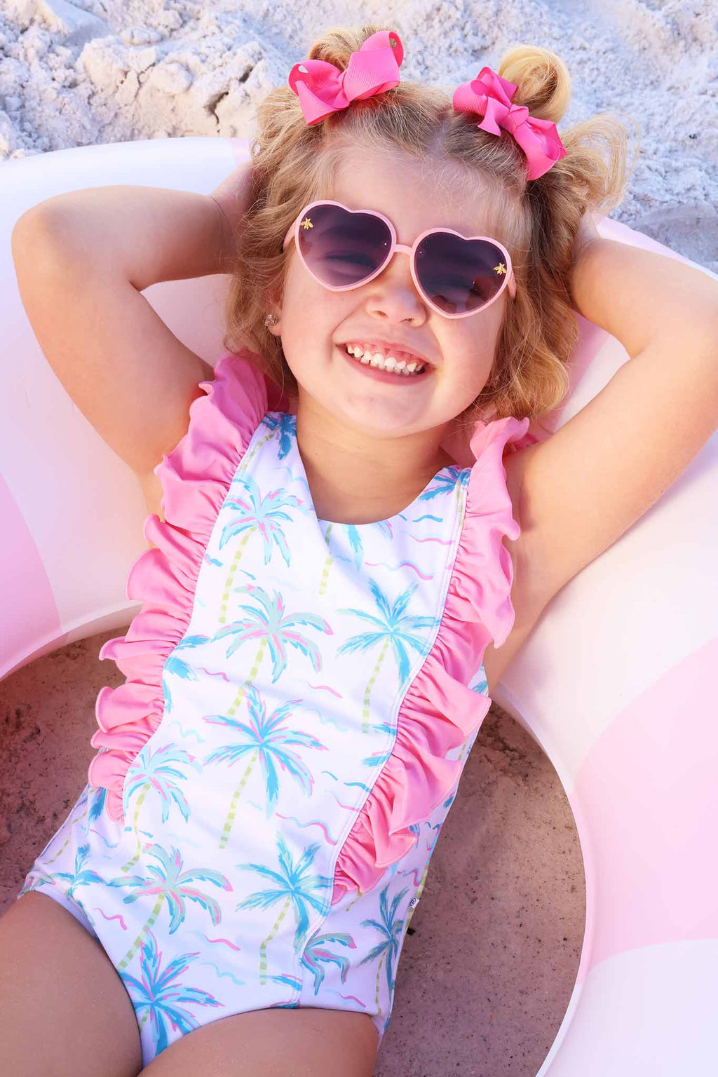 Double Ruffle One Piece | Blue Lagoon: 12-18 months