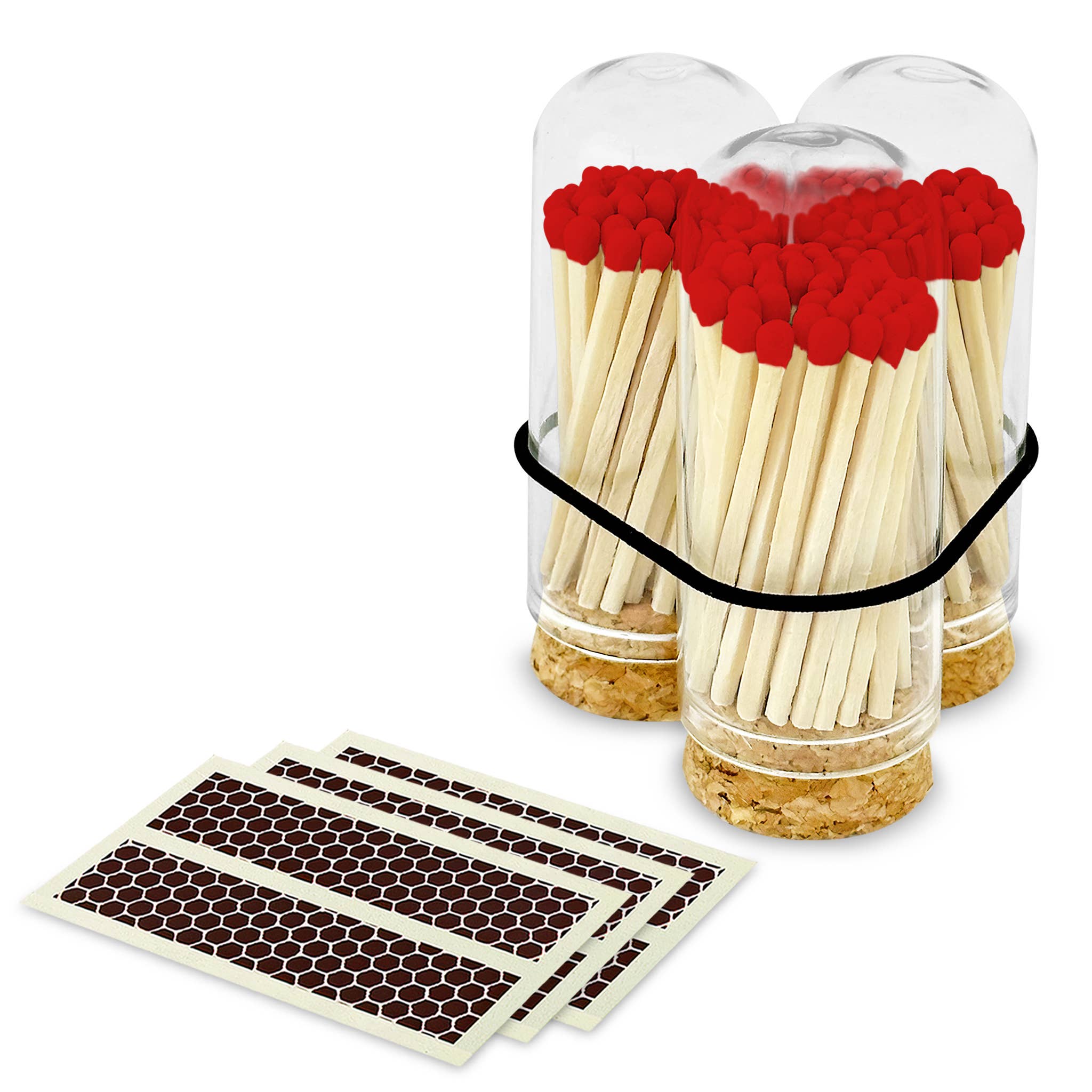 2" Matches + Mini Cloche - Colors of Your Choice + Strikers: All Black