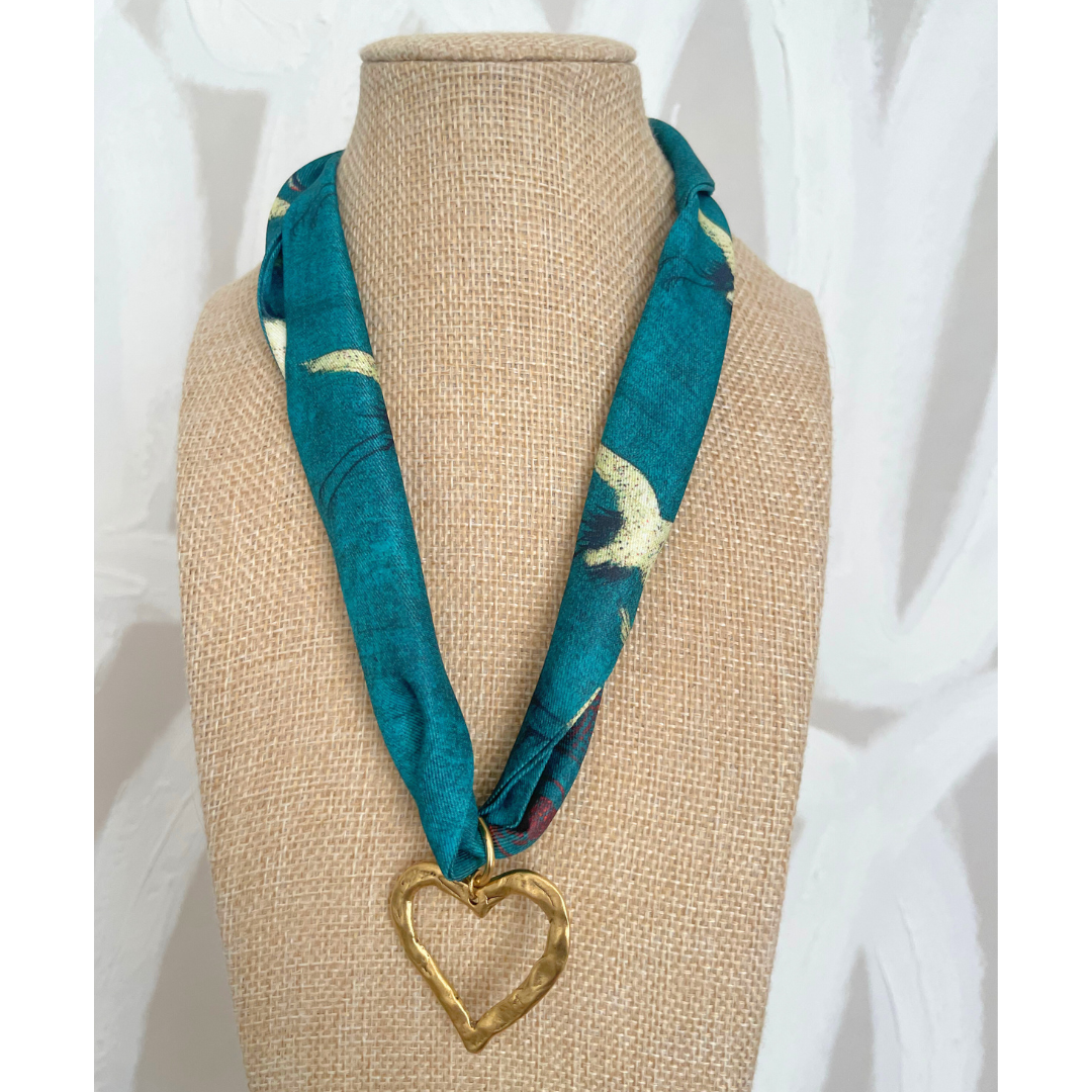Bird's of a Feather Scarf Necklace