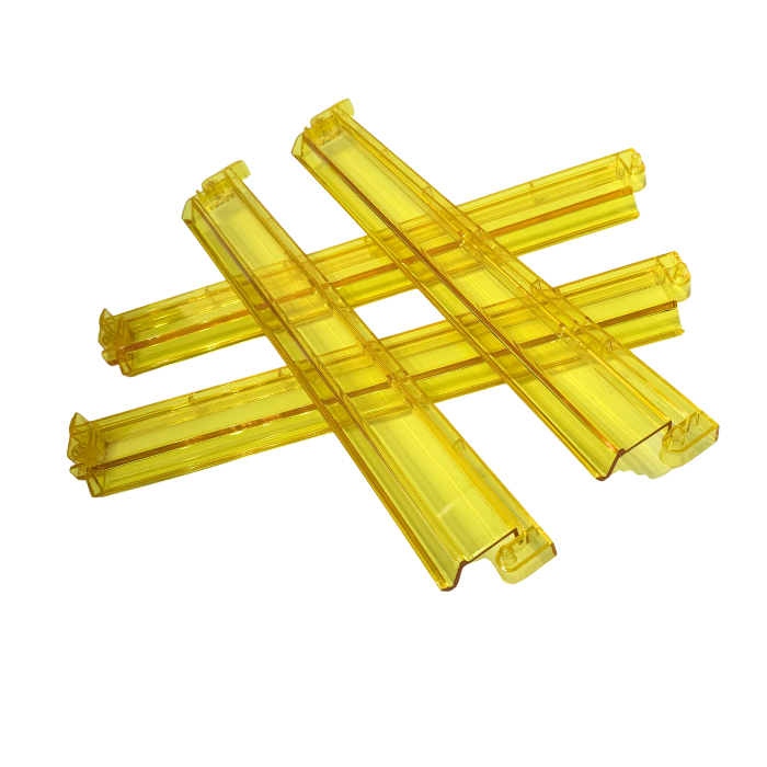 Mahjong Rack and Pusher Set of 4 - Multi Colors Blue Purple Red Green Clear: Green