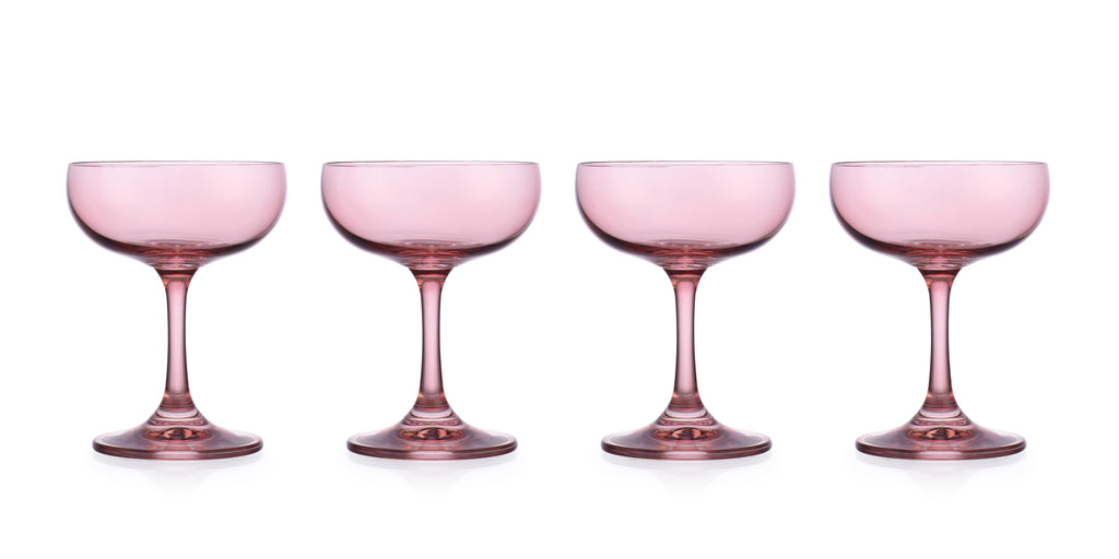 Set of Four Veneto Coupe Glasses: Ballet