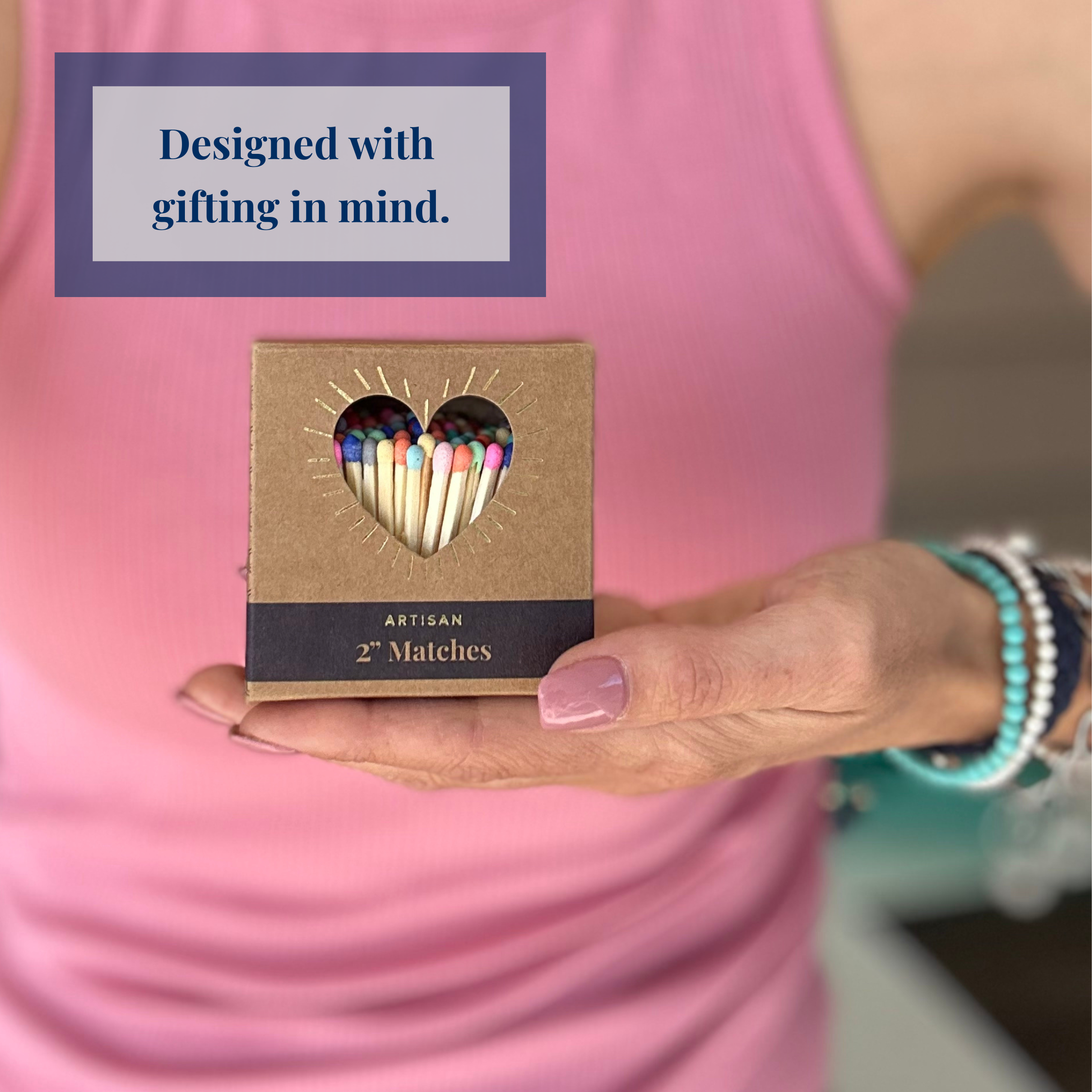2" Matches + Mini Cloche - Colors of Your Choice + Strikers: Light Pink