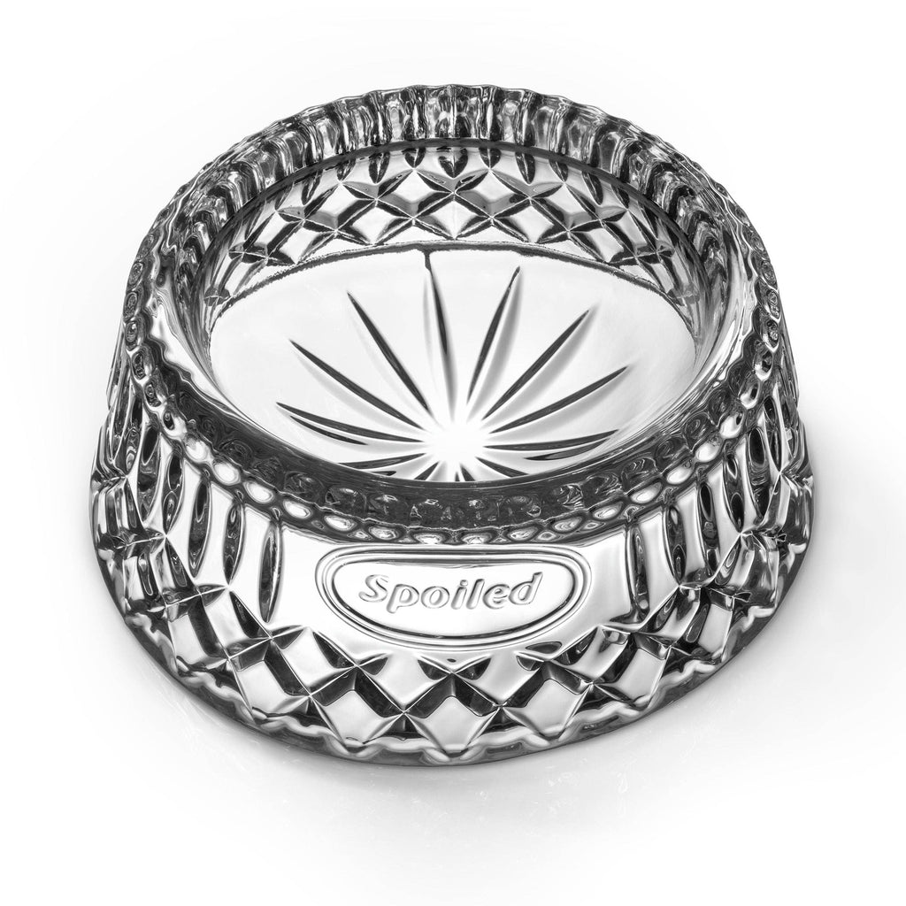 Spoiled Crystal Dog Bowl