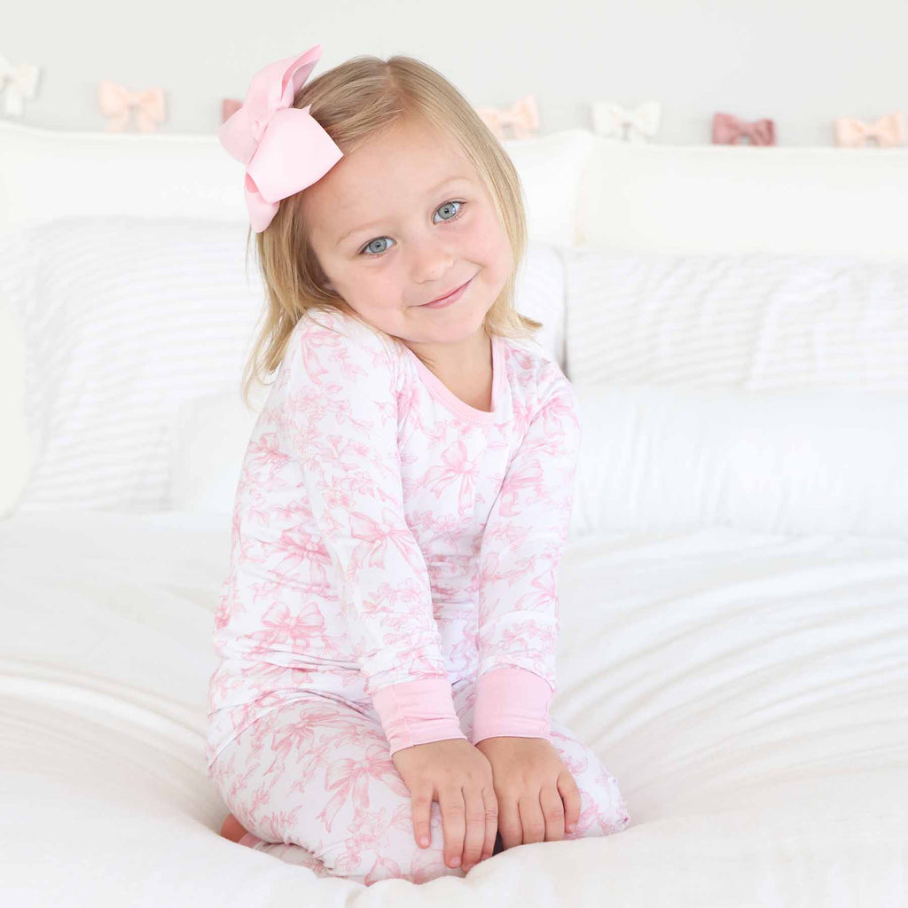 Fancy Frills Two Piece Pajama Set: 12-18 months