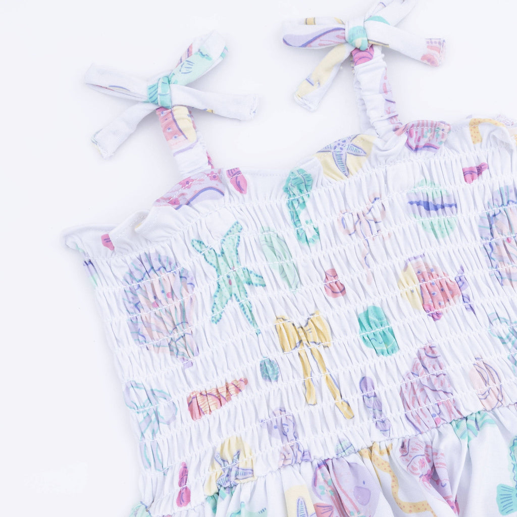 Beach Days - Smocked Bubble with Skirt: 3-6M
