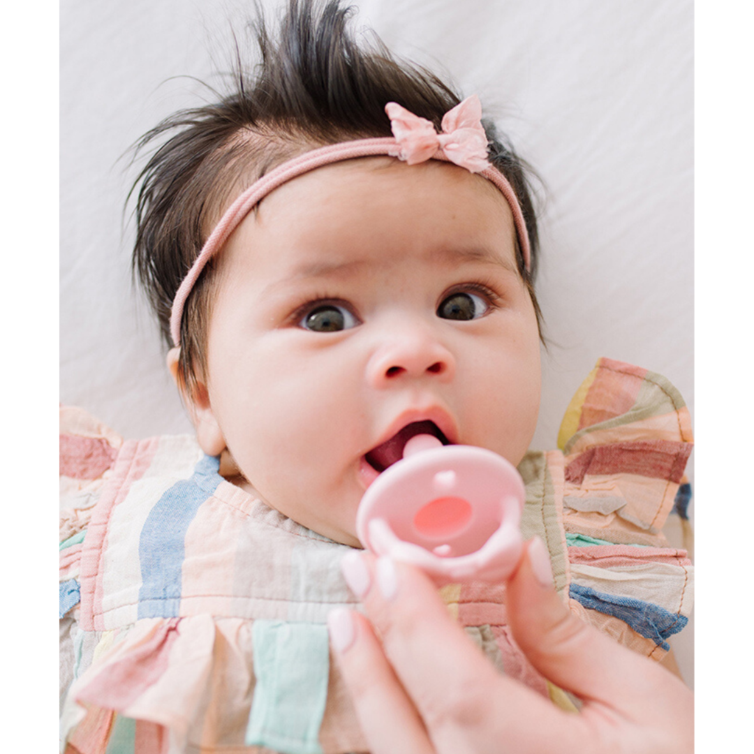 Sweetie Soother™ Pacifier Sets (2-pack): Robin's Egg Blue + Navy Cables