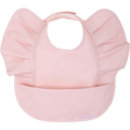 Wing Ruffle Waterproof Bib: Prima-rose Ballerina